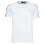 Polo Ralph Lauren T-shirt T-SHIRT AJUSTE COL ROND EN PIMA COTON LOGO PONY PLAYER MULTICOLO Branco L - 710740727002-L