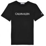 Calvin Klein de Ganga T-shirt INSTITUTIONAL T-SHIRT Preto 16 A - IB0IB00347-BAE-16 A