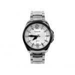 Timemark Relógio de Metal Fundo Branco TM1034-3 - TM1034-3-BR