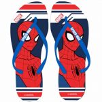 Marvel Chinelo Spider-Man Azul e Riscas Vermelhas 30-31 - BGSPS52511160A30