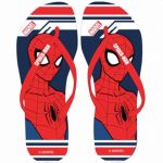 Marvel Chinelos Spider-Man Azul e Riscas Vermelho 32-33 - BGSPS52511160B32