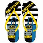 DC Comics Chinelos Praia Batman Amarelo c/ Riscas Preto 30-31 - BGBAT5251306B30