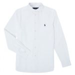 Ralph Lauren Camisa Algodão Suave Branco 7 Anos - A37726473