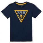 Guess T-Shirt c/ Logótipo Triangular Azul-Marinho 4 Anos