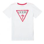 Guess T-Shirt c/ Logótipo Triangular Branco 8 Anos