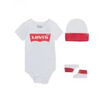 Levi's Kidswear Conjunto 3 Peças Branco 6 Meses