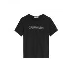 Calvin Klein T-Shirt c/ Logótipo Institucional Preto 4 Anos