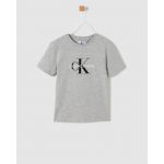 Calvin Klein T-Shirt c/ Estampado Cinzento 6 Anos