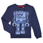 Desigual Sweatshirt Felpa com Ilustração Robot com Luzes Azul 10 Anos
