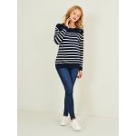 Vertbaudet Camisola Estilo Marinheiro Especial Gravidez e Amamentação Azul as Riscas 46/48