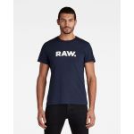 G-star Raw T-Shirt de Algodão Orgânico c/ Manga Curta Azul 4