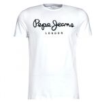 Pepe Jeans T-Shirt Original Stretch Branco XS - PM508210-800-NOS-XS