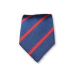 Linhafoz Gravata Riscas Azul/Vermelho