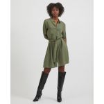 Vila Vestido Camiseiro Midi 34 - A41610343
