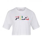 FILA T-Shirt Boituva Logótipo Multicolor Branco S
