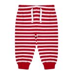 Kariban Calças Pijama Vermelho/Branco 12/18 Meses - LW085-211-12/18M