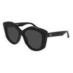 Óculos de Sol Balenciaga Femininos BB0126S 001 T56 Acetato Black Grey