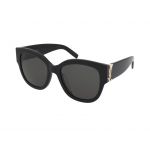 Óculos de Sol Yves Saint Laurent Femininos SLM95F Black Grey Oversized