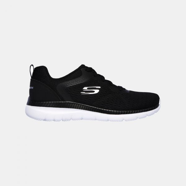 Tênis Skechers Feminino Bountful Quick - PRETO/BRANCO