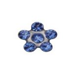 Inverness Brincos Sensível Flor Azul Ins116 - 6457622