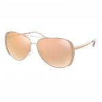 Óculos de Sol Michael Kors Femininos MK1082 Chelsea Glam 1108R1 Rose Gold