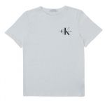 Calvin Klein T-Shirt Menino Chest Monogram Top Branco 12 Anos - IB0IB01231-YAF-12
