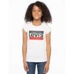 Levi's T-Shirt Menina Branco Algodão 8 Anos (126 cm)