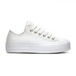 Converse All Star Chuck Taylor Lift Platform Leather Low Top 35
