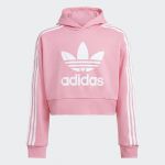 Adidas Hoodie Curto Menina Adicolor Bliss Pink 164 - HK0281-164