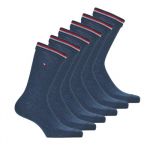 Tommy Hilfiger Meias Altas Sock X6 Azul 43 / 46