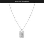 TwoBrothers Colar Feminino com Chapa Personalizada - 139930