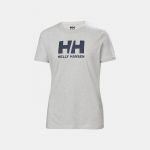 Helly Hansen T-Shirt W Hh Logo Nimbus Cloud Melange L Nimbus Cloud - 34112-823-L