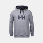 Helly Hansen Hoodie Hh Logo Cinza Melange M - 33977-949-M