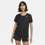Nike T-Shirt Running Logótipo Refletor, Secagem Rápida Preto Poliéster S