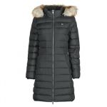Tommy Jeans Casaco Essential Hooded Down Coat Preto XS