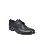 Fluchos Sapatos Masculinos de Cordões de Pele Pretos 45 - A8921854