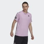 Adidas T-Shirt 3-Stripes Club Tennis Bliss Lilac XL - HN3905-0005