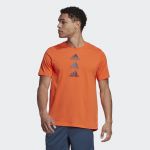Adidas T-Shirt Designed to Move Semi Impact Orange L - HM4802-0004