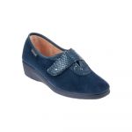 DeValverde Sapatos Femininos Conforto Cunha Azul Marinho 38 - 208_A-38