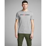 Jack & Jones T-Shirt Cinzento-claro XXL - A38834808