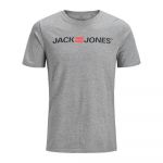 Jack & Jones T-Shirt Cinzento-claro XL - A38834808