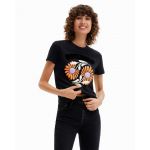 Couchel - T-Shirt c/ Mensagem 'save Nature' Desenho Floral 044 - A43743409