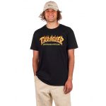 Thrasher T-Shirt Fire Logo Preto Herren S