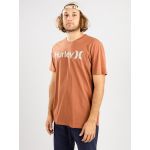 Hurley T-Shirt Everyday Wash One & Only Solid Zion Rust Herren S