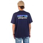 Patagonia T-Shirt P-6 Logo Responsibili Classic Azul Marinho Herren XL