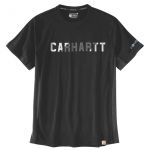 Carhartt T-Shirt Force Block Logo Preto L