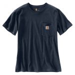 Carhartt T-Shirt WK87 c/ Bolso Azul L