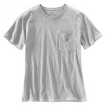 Carhartt T-Shirt WK87 c/ Bolso Cinzento XS
