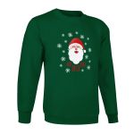 FYL Sweatshirt Santa Klaus Verde Unissexo Verde XL