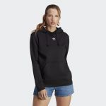 Adidas Hoodie em Fleece Adicolor Essentials Black XS - IA6420-0002
